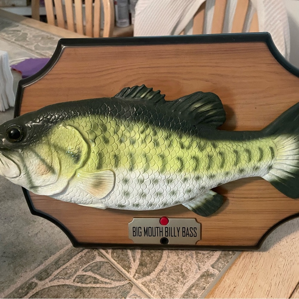 Bass fish. Talking big mouth Billy. (Two)